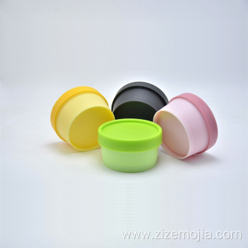 Color custom face cream cosmetic printed jars